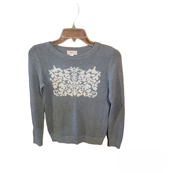LOFT Sweaters - Loft Petites Gray Sweater
